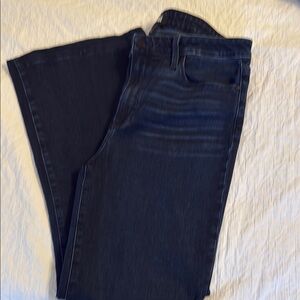 PAIGE Genevieve Dark Indigo Flare Jeans